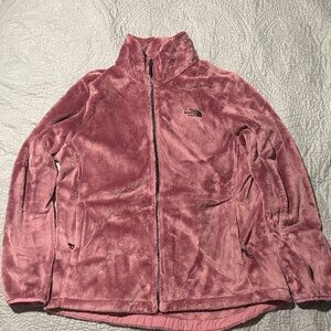 The North Face Women's Plush Pink Teddy Jacket